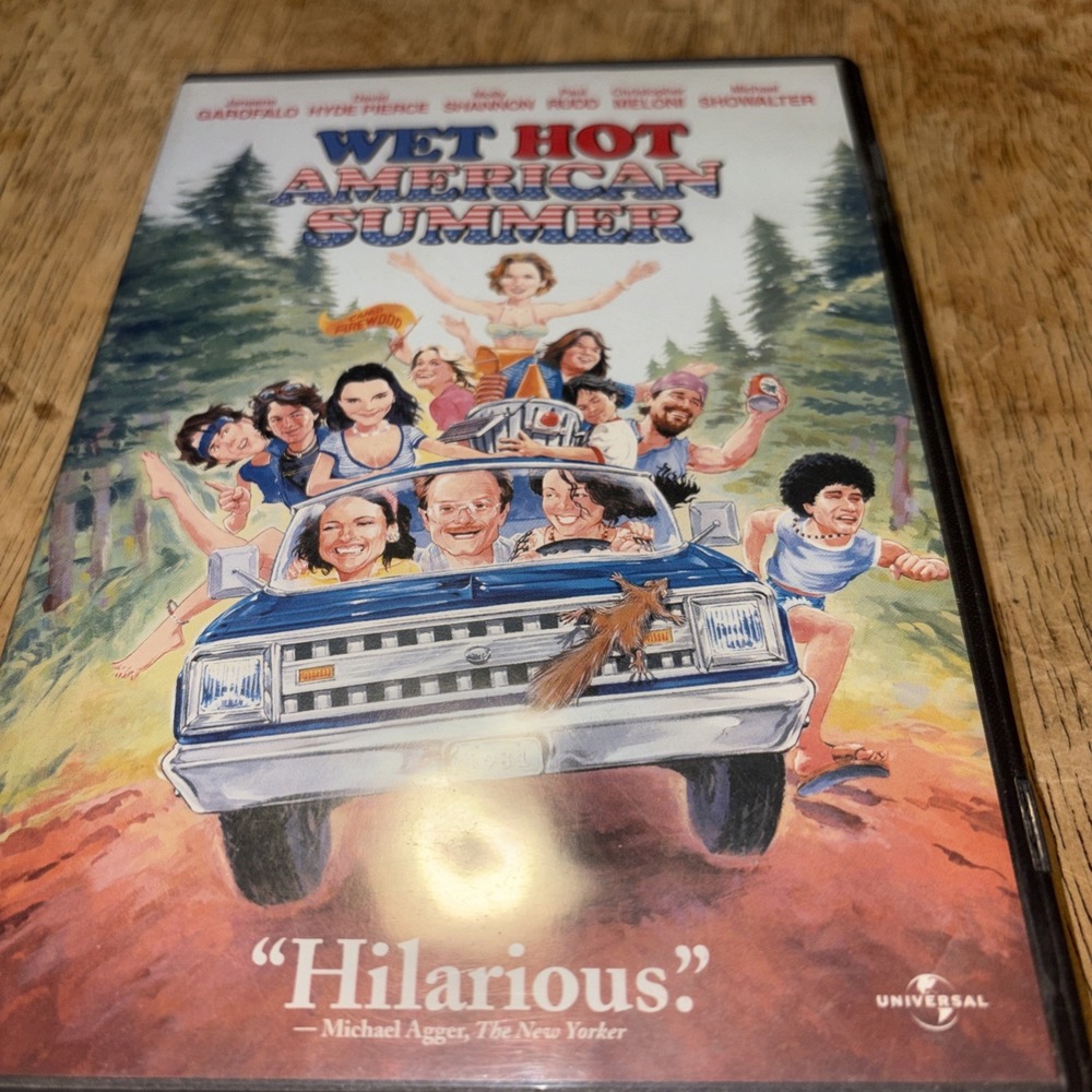 Wet Hot American Summer DVD 2001 Cult Comedy Movie R Rated Paul Rudd Amy Poehler